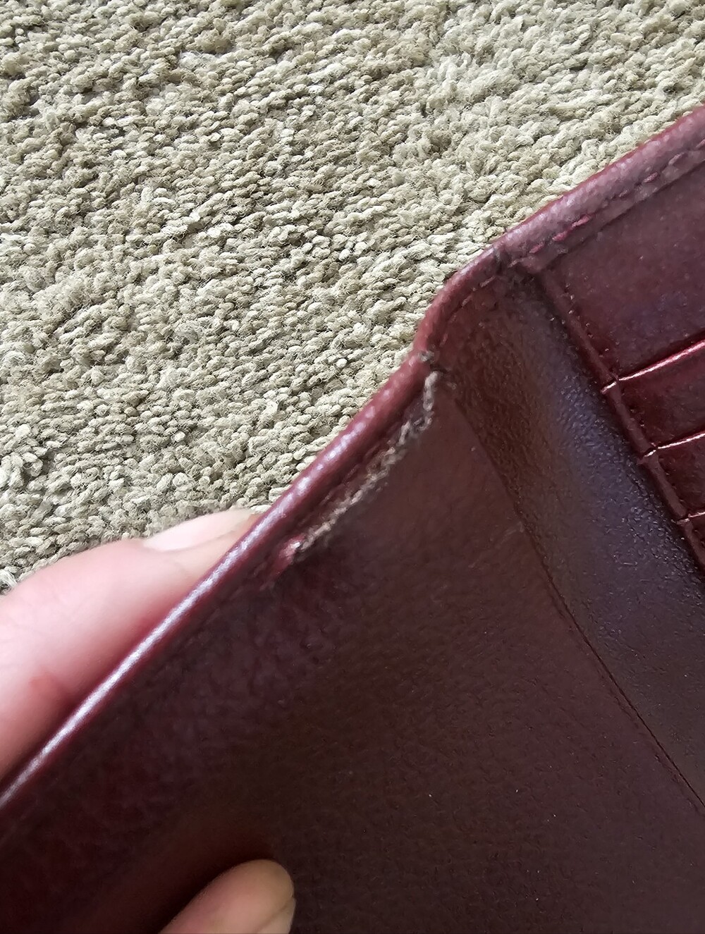 Vintage kate spade Red Leather Clutch - Picture 6 of 6